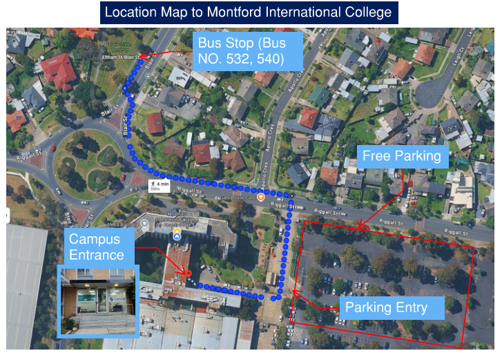 Montford College Location Map
